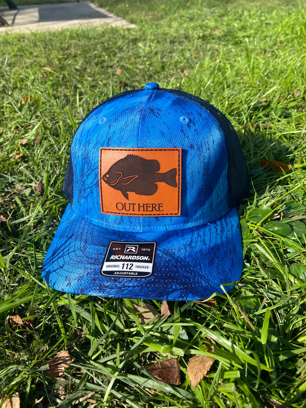 Bream Logo Blue/Black Realtree Fishing – Out Here Apparel